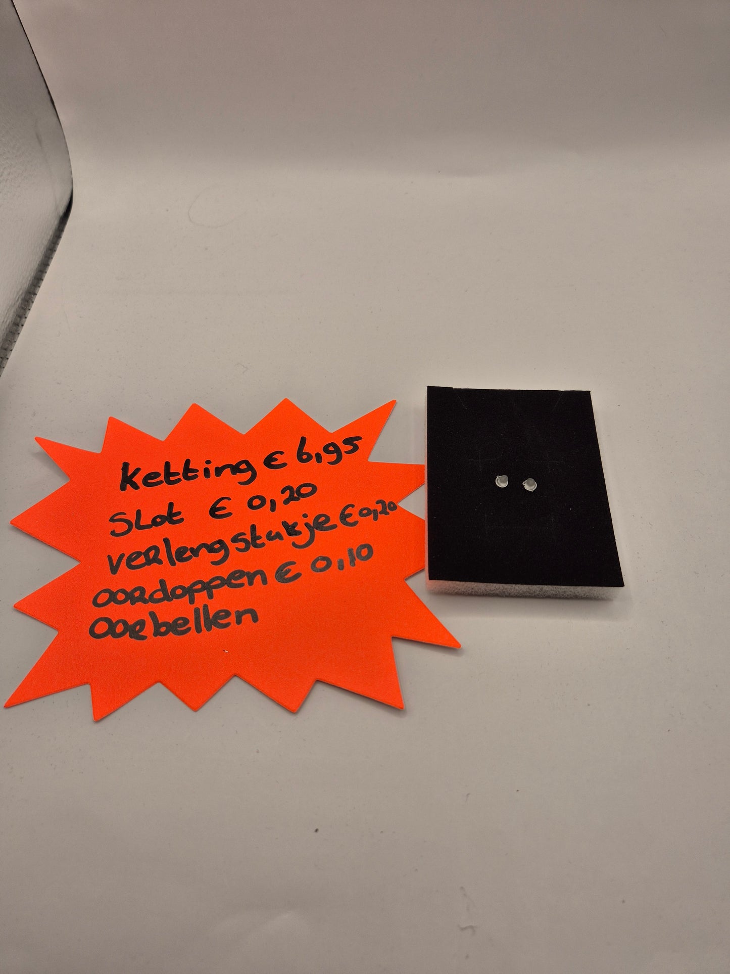 òordoppen voor oorbellen