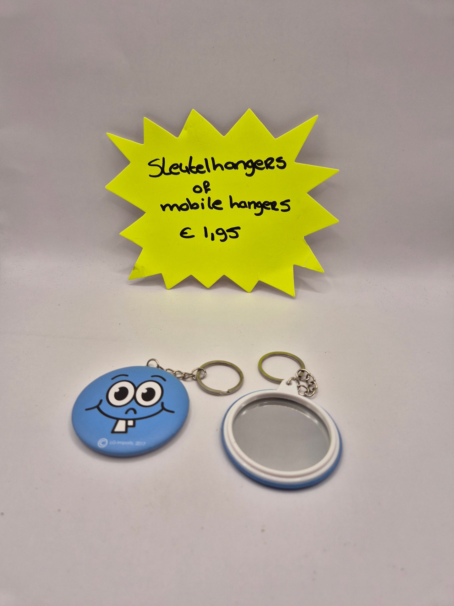 sleutel hanger met spiegeltje