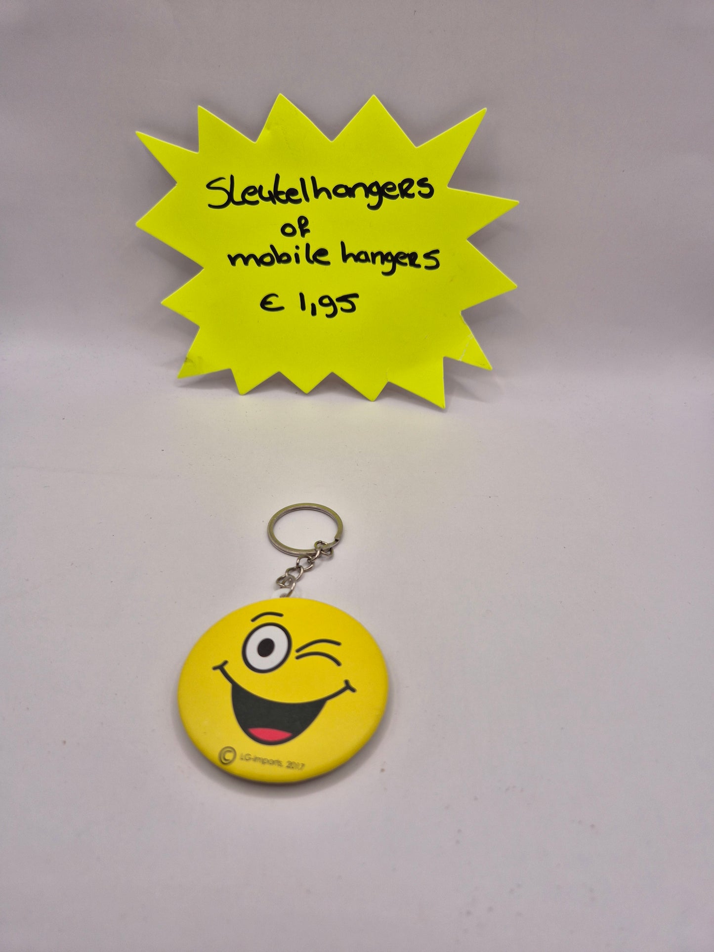 sleutelhanger met spiegeltje