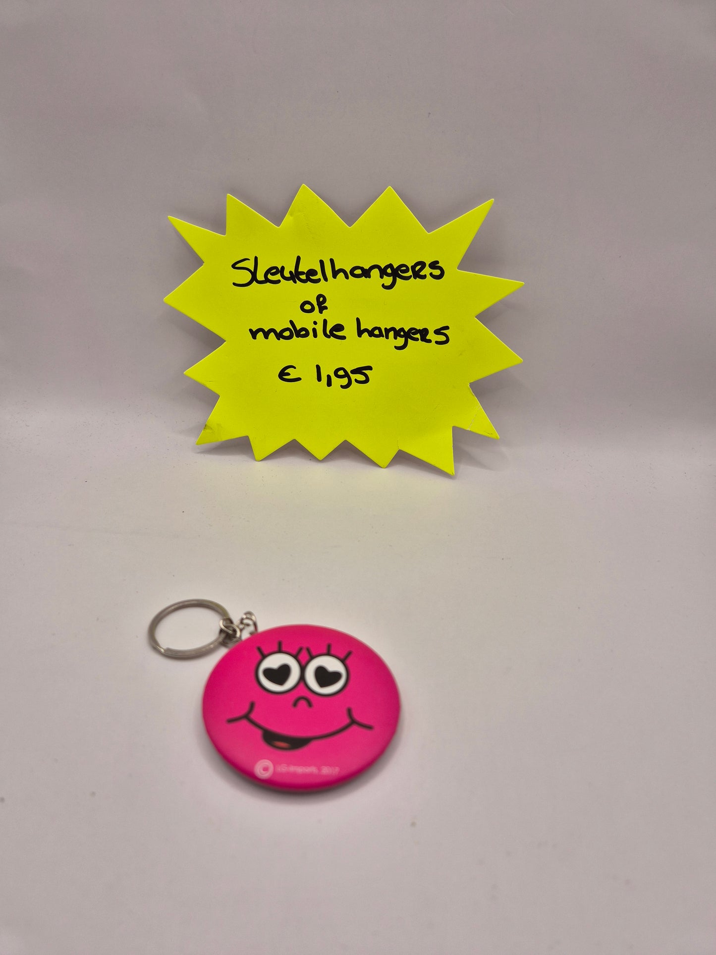 sleutelhanger met spiegeltje