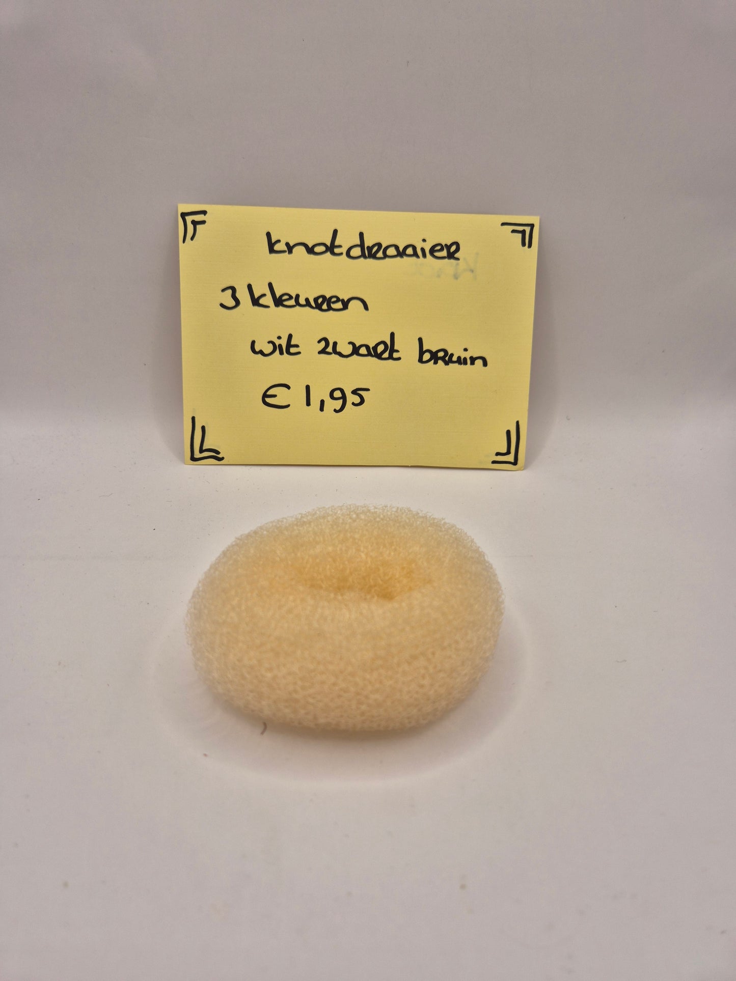 knot draaier gebroken wit