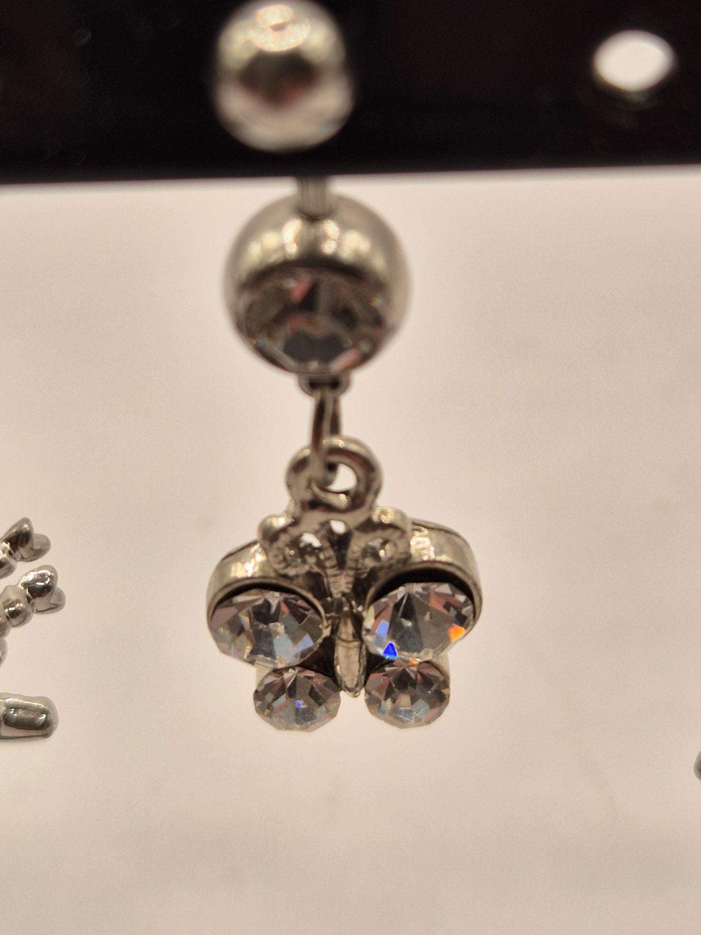 navelpiercing vlinder