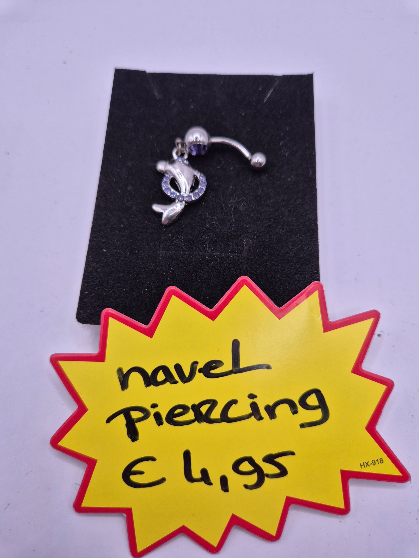 navelpiercing dolfijn