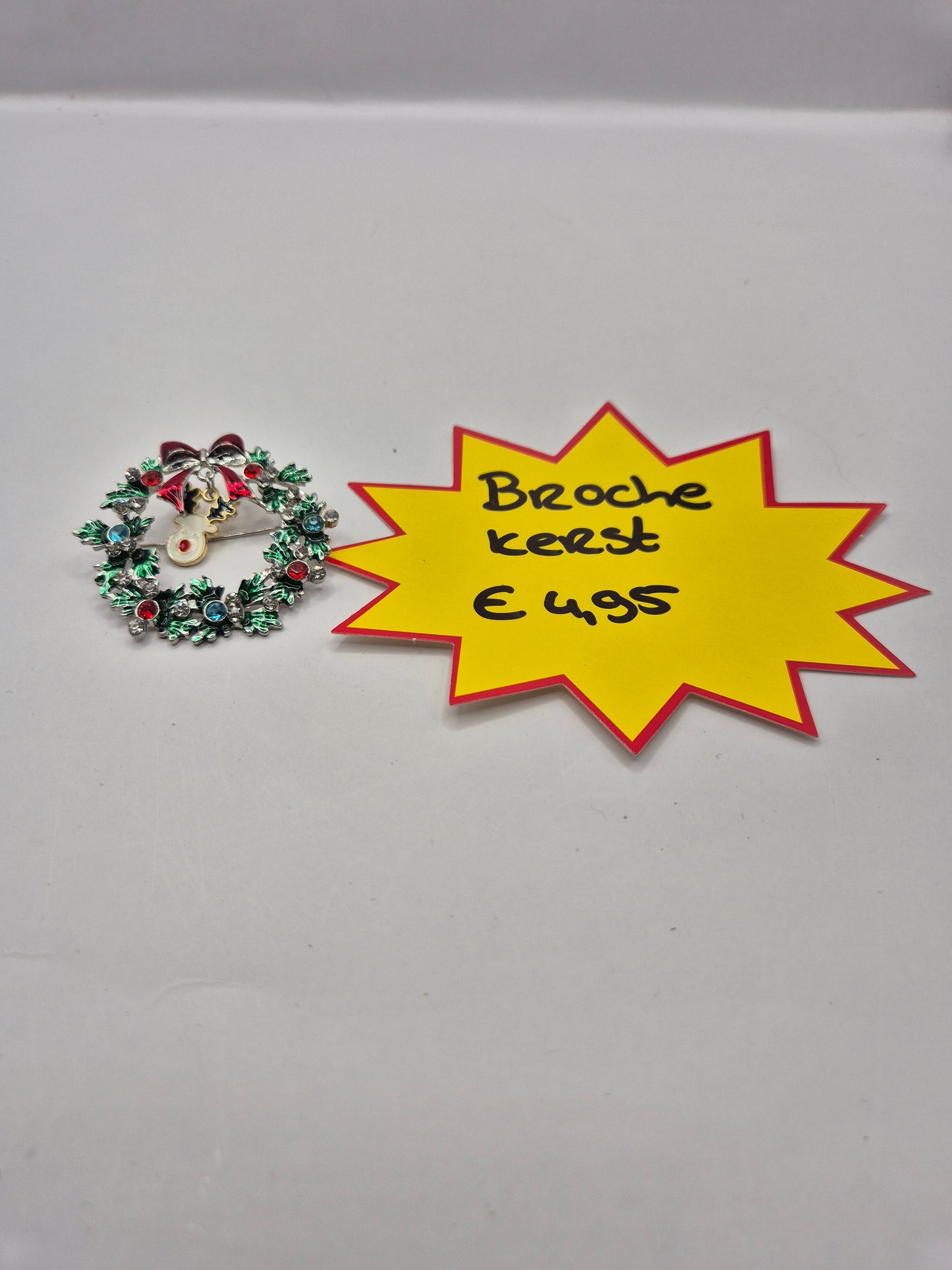 kerst broche
