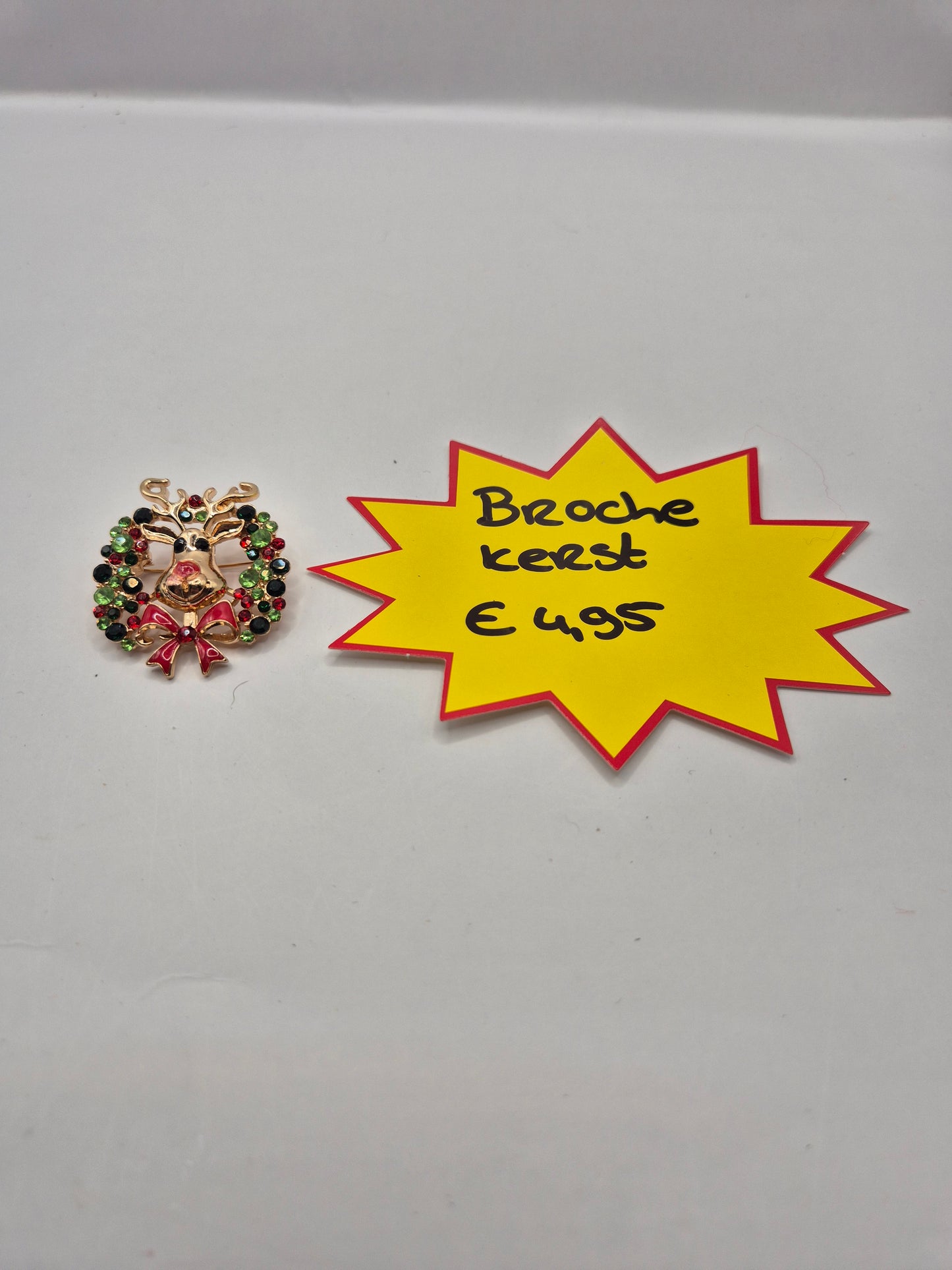 kerst broche