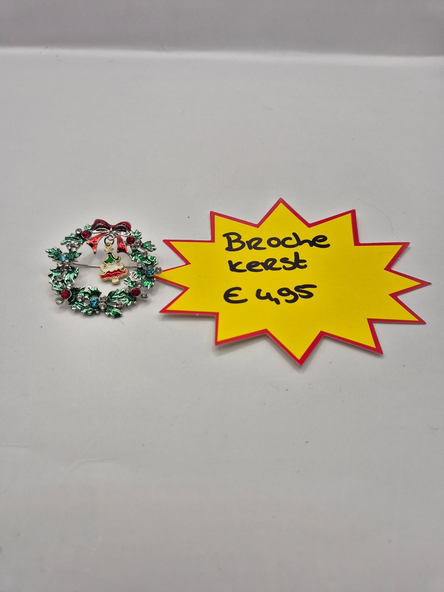 kerst broche