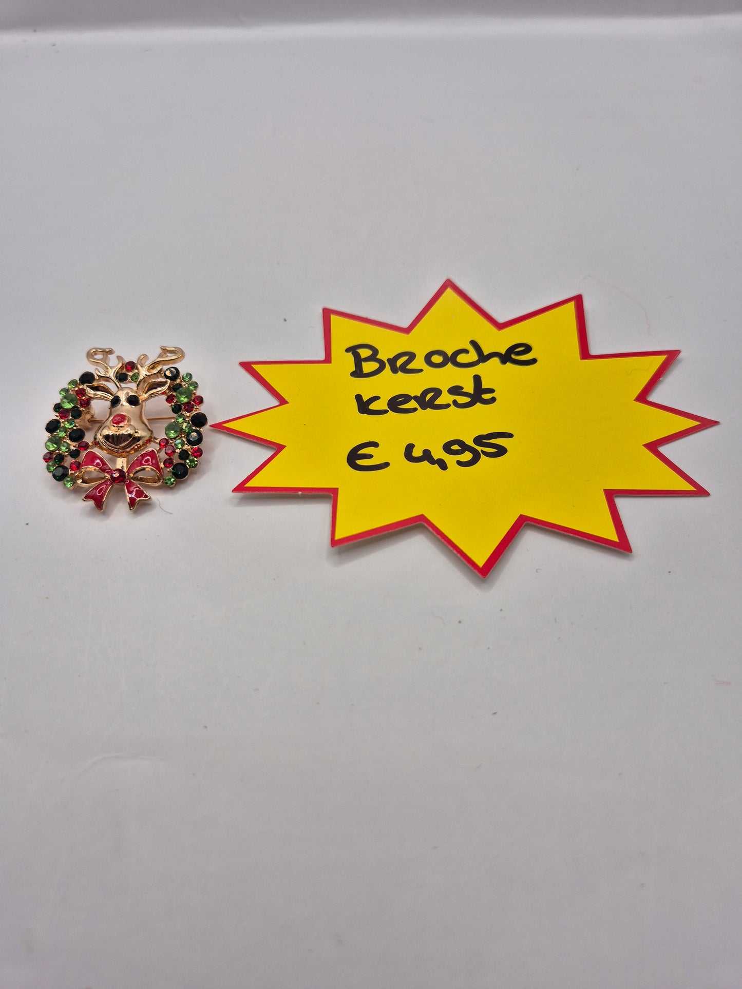 kerst broche
