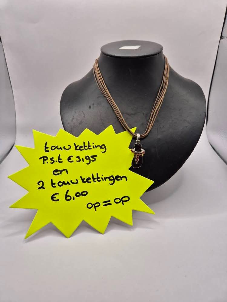1 touw ketting