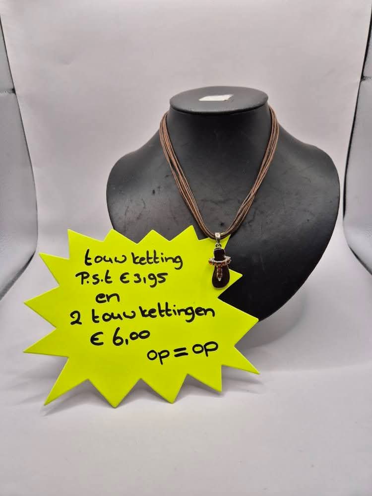 1 touw ketting