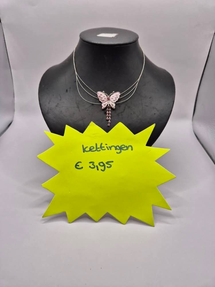ketting vlinder kort