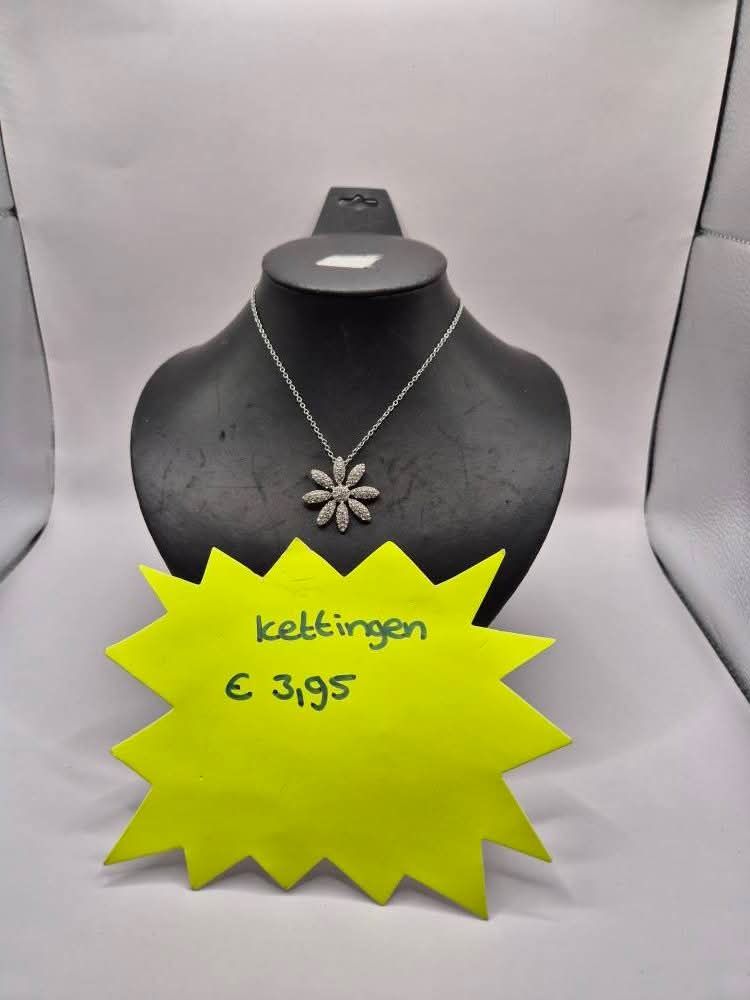 ketting kort bloem