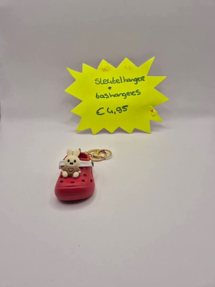 tas en sleutelhanger in 1 crox