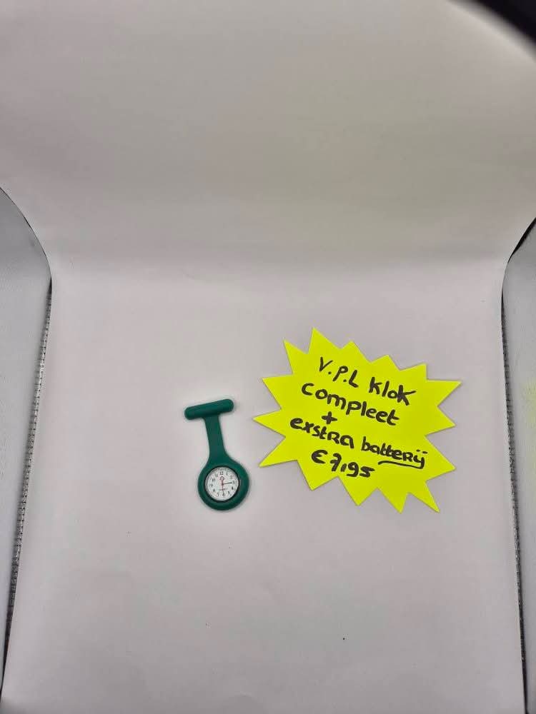 v.p.l klokje compleet