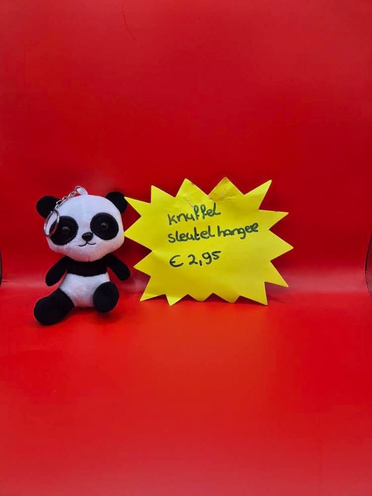 knuffel sleutelhanger panda