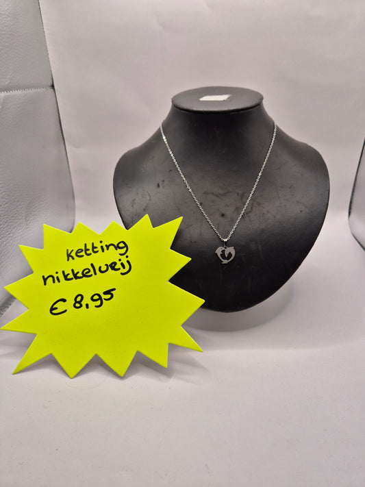 ketting nikkelvrij dolfijn