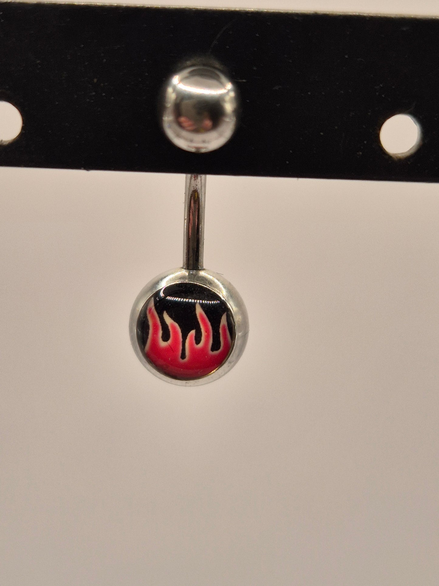 navel piercing vuur