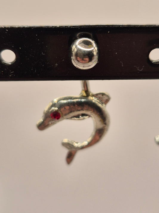 navelpiercing dolfijn