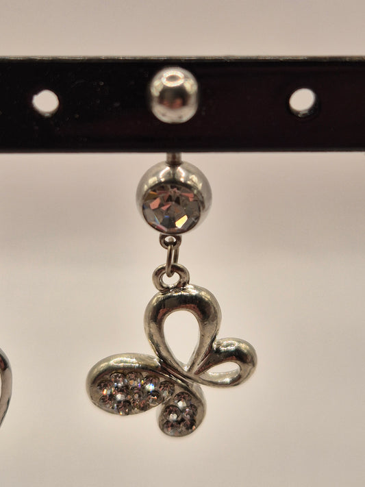 navelpiercing vlinder