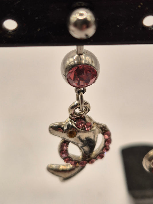 navelpiercing dolfijn