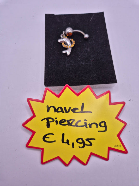 navelpiercing dolfijn