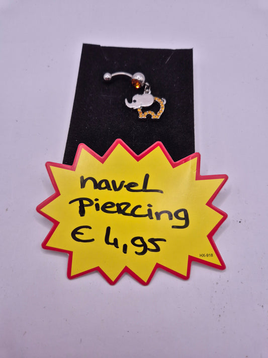 navelpiercing olifant