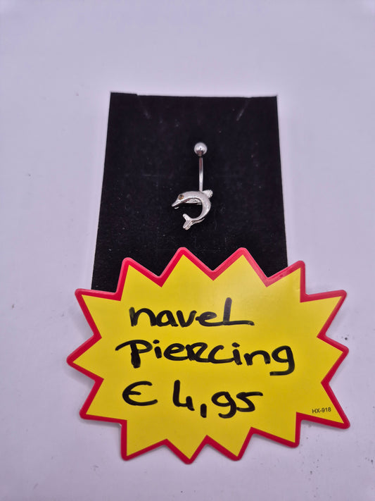 navelpiercing dolfijn