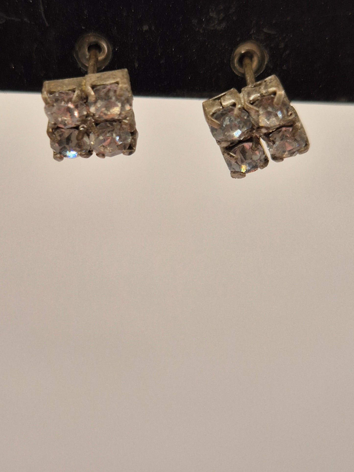 bling bling knopjes oorbellen