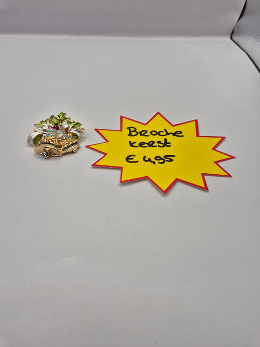 kerst broche