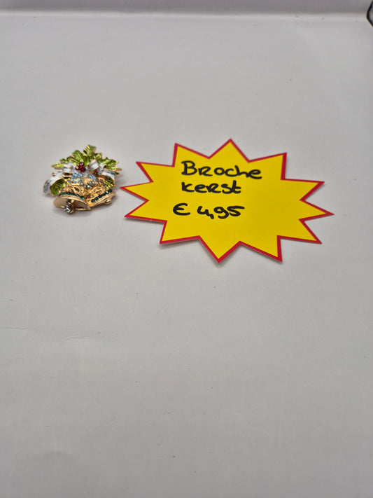 kerst broche