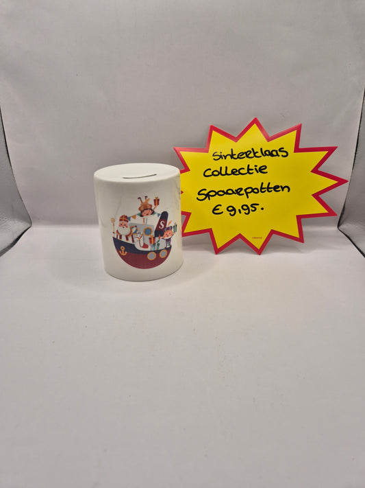 sinterklaas&zwartepiet spaarpot