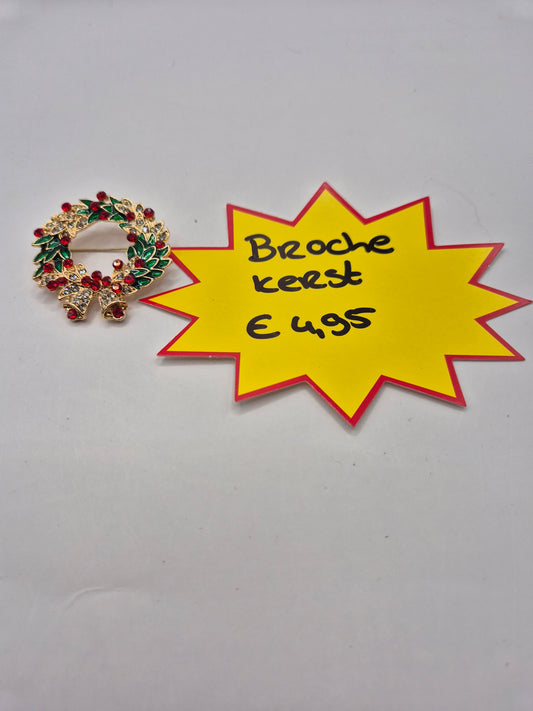 kerst broche