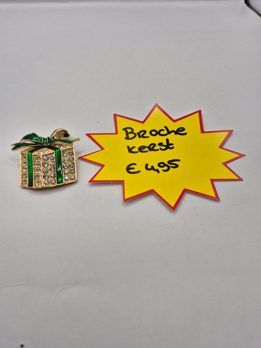 kerst broche