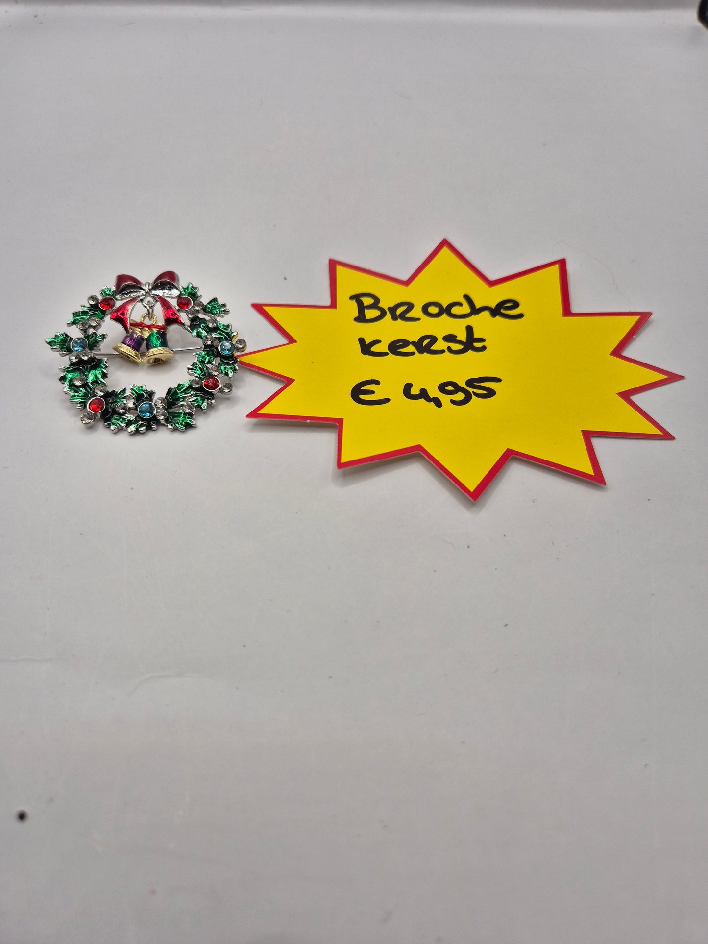 kerst broche