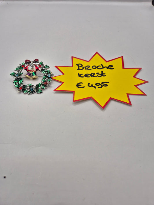 kerst broche