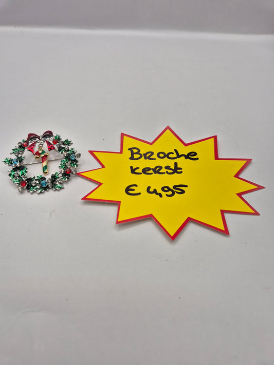 kerst broche