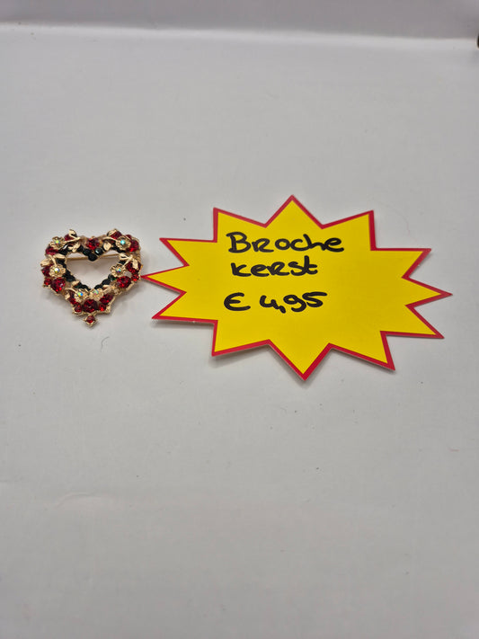 kerst broche