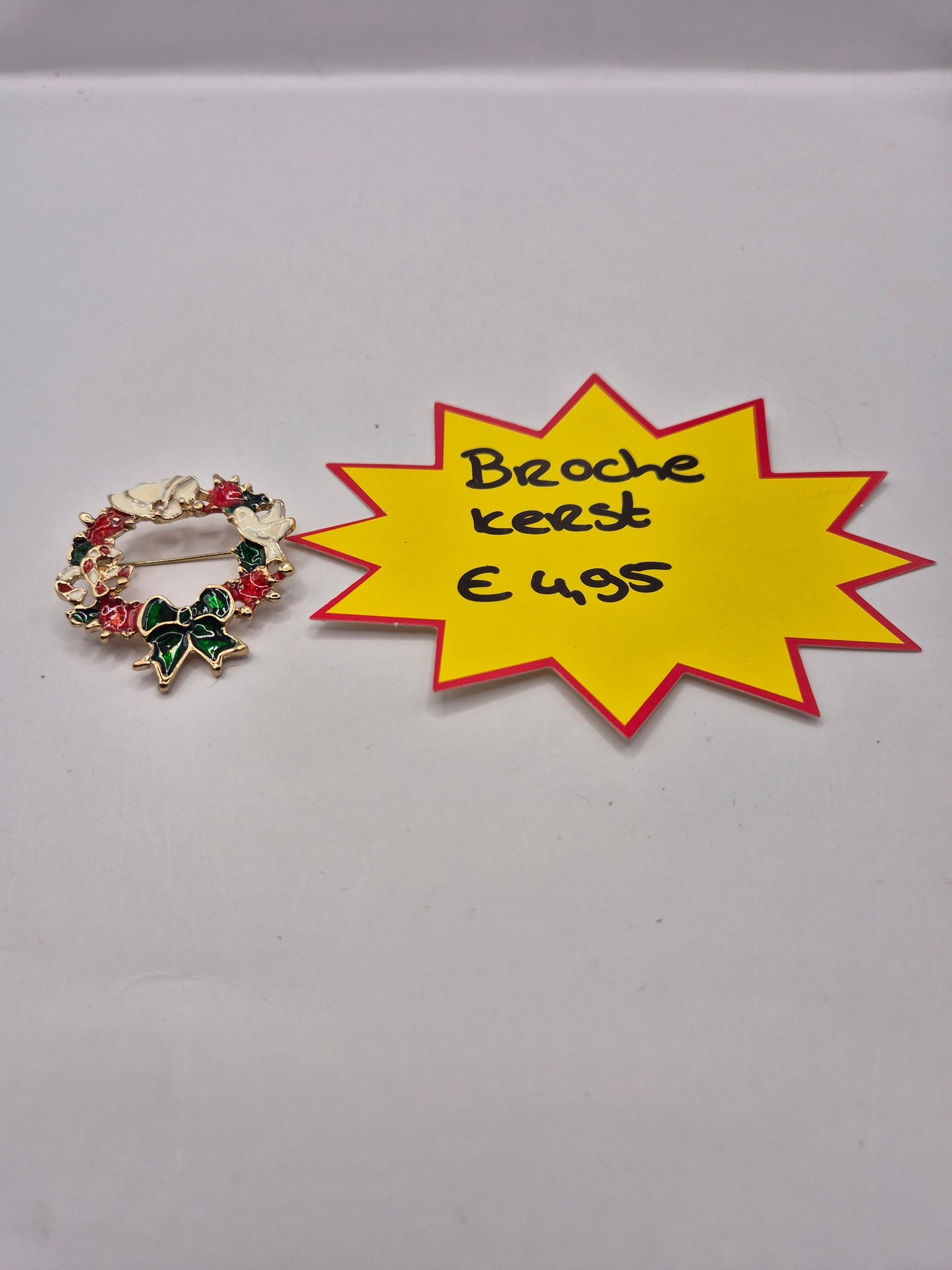 kerst broche