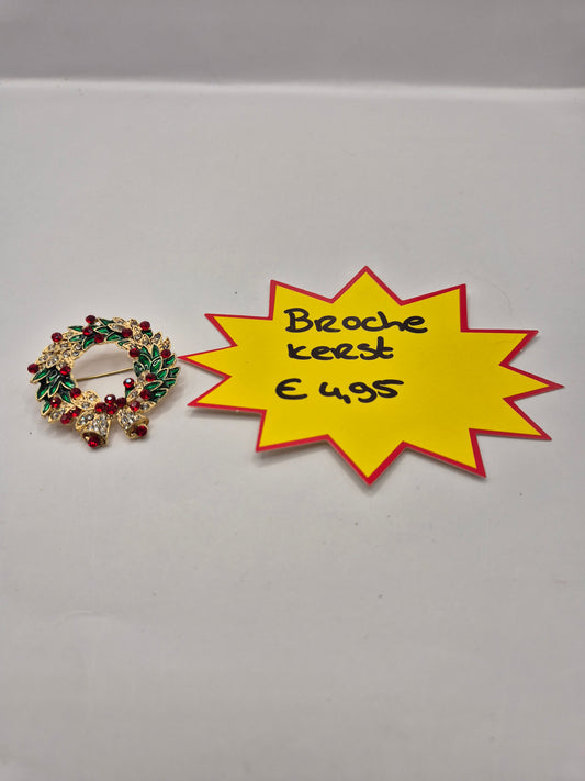kerst broche