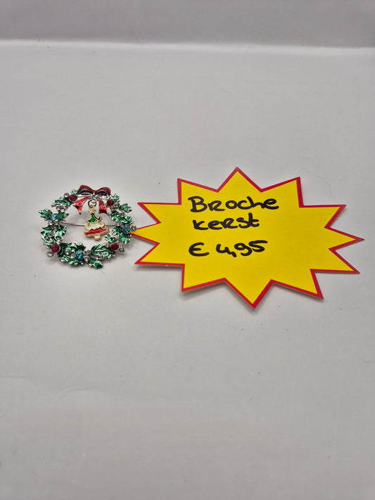 kerst broche