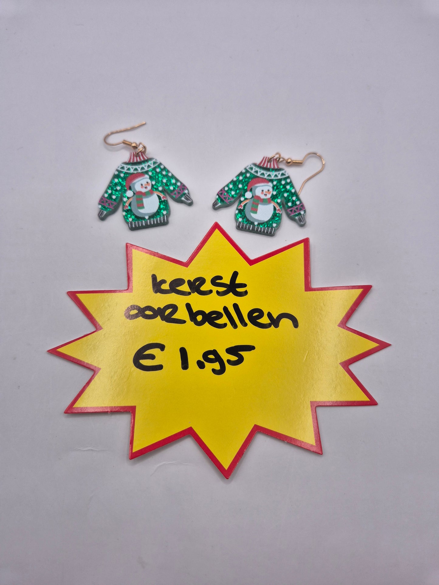 kerst oorbellen