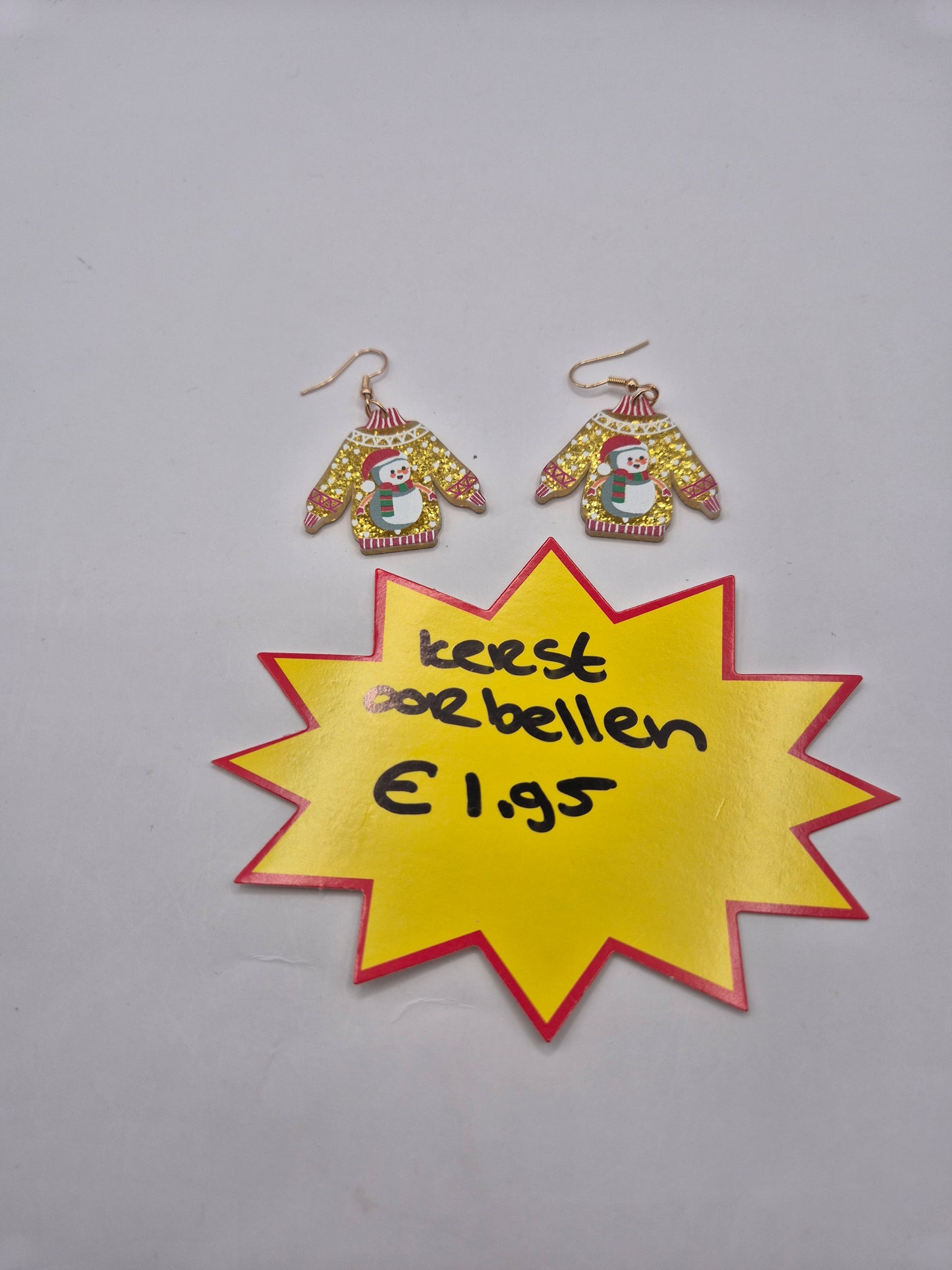 kerst oorbellen