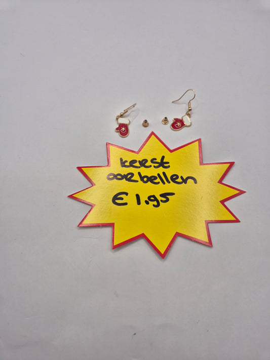 kerst oorbellen