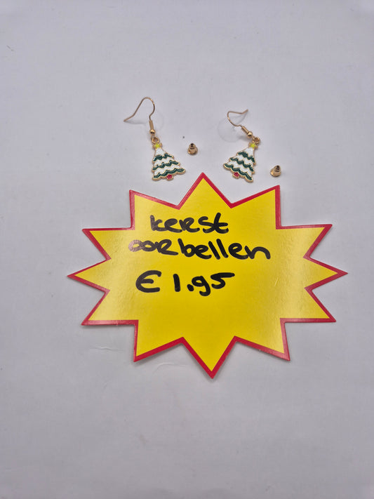 kerst oorbellen