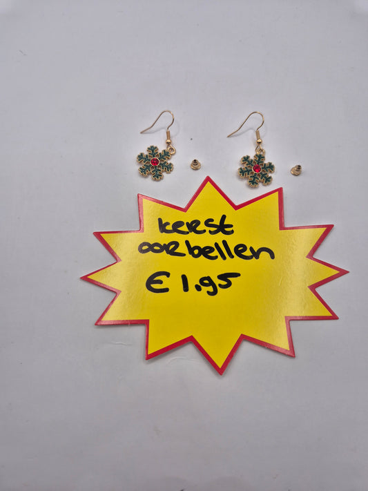 kerst oorbellen