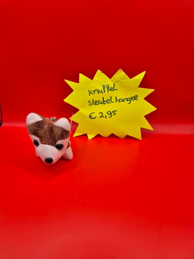 knuffel sleutelhanger vos